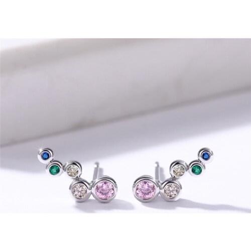 Huitan Irregularly Shaped Stud Earrings for Women Cute Girls Accessories Piercing Daily Wear Delicate Fashion Jewelry Wholesale