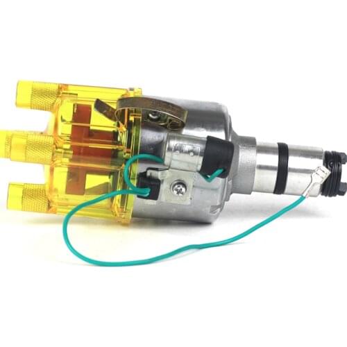 SherryBerg complete distributor 009 / 094 Centrifugal Advance Distributor Chrome For VW 1200 - 2332cc Engines yellow clean cap