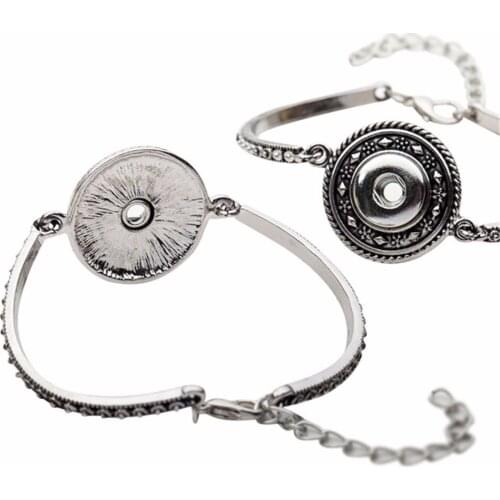 SMB12-15 Hot Sale 12mm snap buttons for Snap Bracelets metal snap Bangles Charms DIY Jewelry for women men