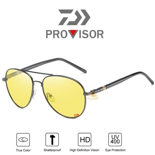 DAIWA Fishing Glasses Men and Women Outdoor Fishing Polarized Anti-ultraviolet Sunglasses Blue Light Night Vision Goggles