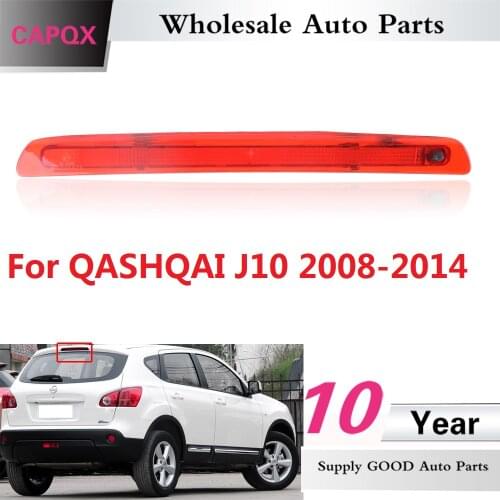 CAPQX Rear additional brake light For QASHQAI J10 2008-2014 High mount stop lamp Car Rear Third Brake LED Lamp Center stop Light