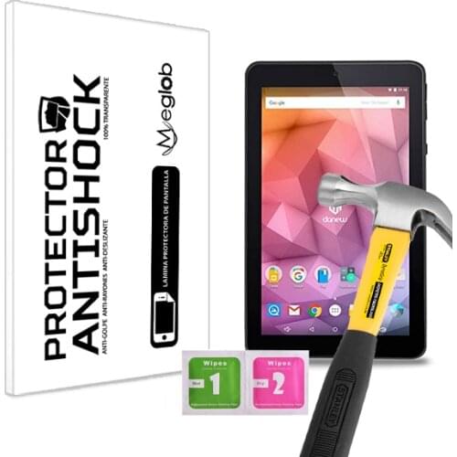 Screen protector Anti-Shock Anti-scratch Anti-Shatter compatible with Tablet Danew DSlide 714