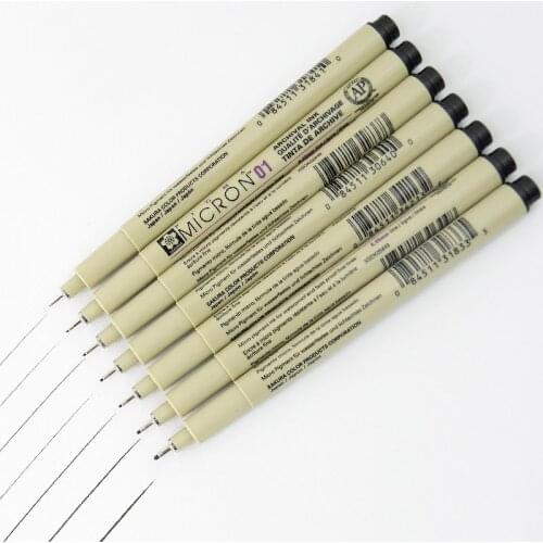 1PC New High Quality Art Markers Portable Drawing Ultra Fine Line Pen Good Chemical Resistant Pens Painting New Needle Pen