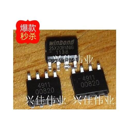 10PCS New original authentic W25X20BVSNIG 25X20BVNIG SOP8