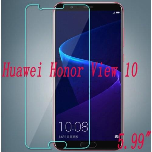 2PCS NEW Screen Protector mobile phone For Huawei Honor View 10 V10 5.99" 9H Tempered Glass Film Protective Screen Cover