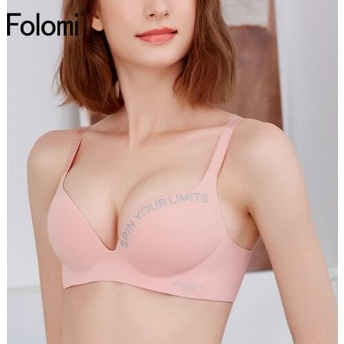 Women Push Up Bra 3/4 Cup Bras Sexy Underwear Soft Comfortable Wireless Bralette A B Cup Brassiere Female Lingerie
