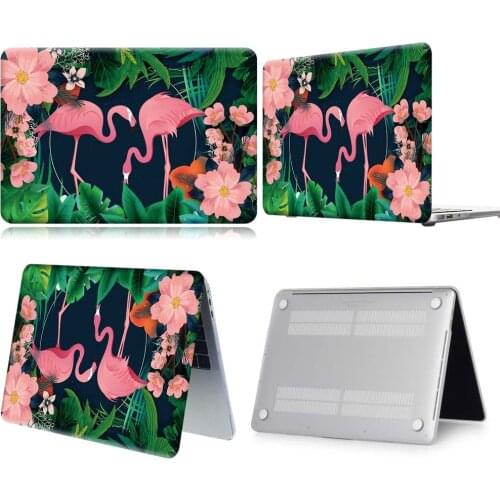 Flamingo Pattern Fasion Anti-slip Laptop Case For Apple Macbook 12/Air 11 13 A2337/Pro 13(A2251 A2289) 15 16/Pro 13 A2338