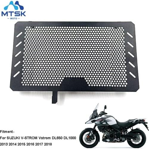 For SUZUKI V-STROM Vstrom DL650 DL1000 2013-2018 Motorcycle Accessories Radiator Grille Grill Cover Guard Protector Stainless