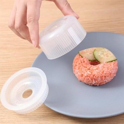 2Pcs Doughnut Mold Rice Ball Mold Sushi Mold Bento Accessories Kitchen Tool Sushi Maker Japanese Kitchen Tool