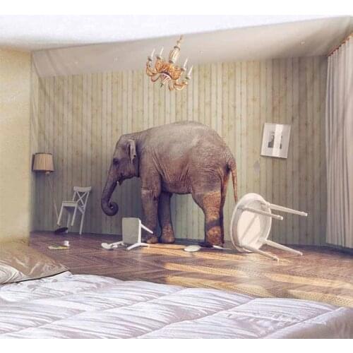 Animal Elements Tapestry 3D Printed Living Room And Bedroom Decoration Sandy Beach Picnic Towel