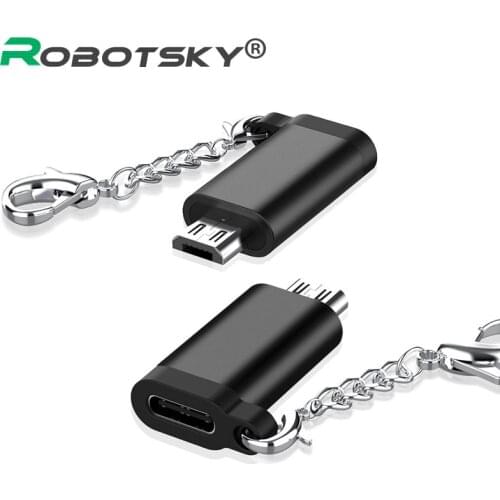 Micro USB Adapter Cable Micro USB male to Type-C female Converter USB OTG Data Adapter for Samsung Xiaomi Huawei