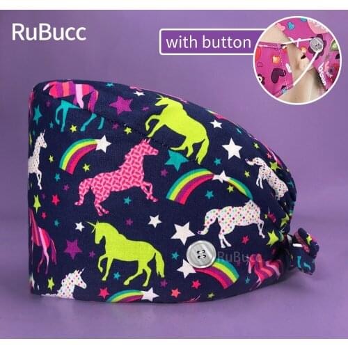 Clinic Clinical Surgical Women Nurse Unisex Hats Beauty Salon Pet Hospital Medical Caps Doctor Dentist Pharmacy Lab Scrub Hats