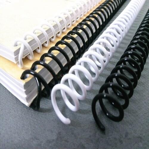 A4 46 Hole Loose-leaf Plastic Binding Ring Single Coil Spring Spiral Rubber Ring Punch Ring For Notebook School Office Supplies