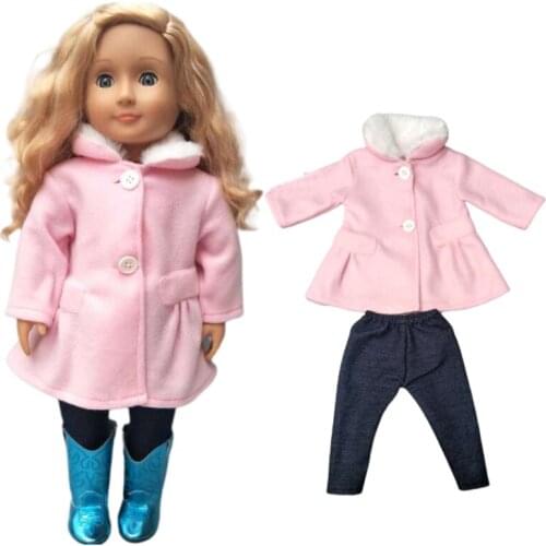 43cm Baby Doll rompers clothes for 40cm baby new born doll clothes children girl toys wears