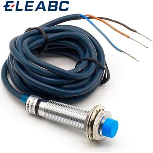 M12 4mm sensing DC 5V NPN NO LJ12A3-4-Z/BX-5V cylinder inductive proximity sensor switch work voltage 5VDC special for MCU