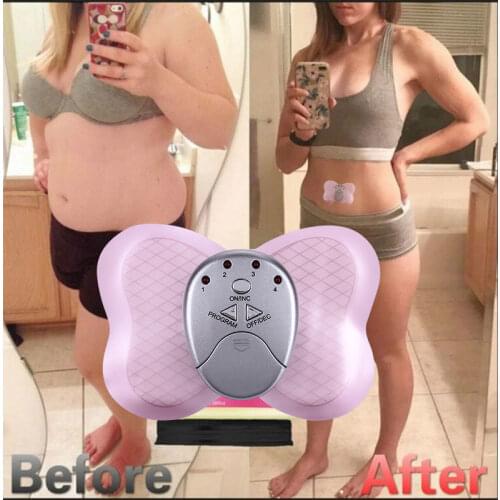 Fitness Treatment Massager electric Equipment Abdominal Muscle Trainer 4 Modes Workout Abdominal fat Slimming massage Post