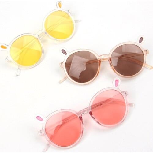 2021 New Childrens Cartoon Sunglasses Bunny Fashion Sunglasses Rabbit Ears Cute Baby Sunglasses