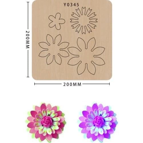 New 2021 Flower Cutting Die Making Decor Supplies Dies Template Suitable For Common Die-Cutting Machines In The Market