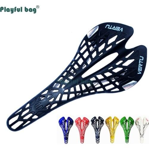 Playful bag Mountain Bike Seat Cushion Riding Bike Accessories Breathable Cobweb Cushion Fixed Bike Equipment 5 Color GA01