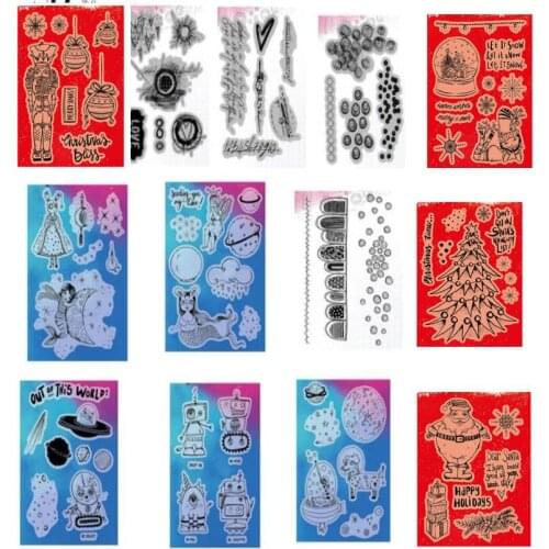 Underwater world transparent Clear Silicone Stamp/Seal for DIY scrapbooking/photo album Decorative clear stamp sheets B0914
