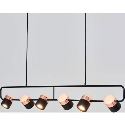 Dining hall lamp chandelier modern minimalist living room creative personality Nordic post-modern bedroom bar bedside chandelier