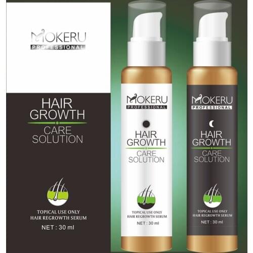 Mokeru 30 Days 100% Guarantee Hair ReGrowth Serum Lotion Natural Essence Anti Hair Loss Products for Men Hair Treatment Baldness
