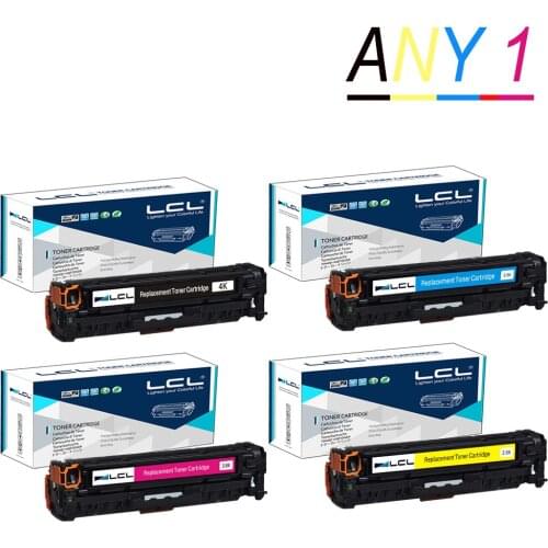 Any1 LCL 410A 410X CF410A CF410X CF411X CF412X CF413X (1-Pack) Toner Cartridge Compatible for HP Color LaserJetPro M452dn