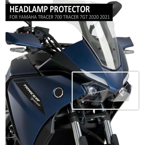 For YAMAHA TRACER700 Tracer 700 Tracer 7 GT MT-07 MT07 2020 2021 Motorcycle Accessories Transparent Headlight Protection Cover