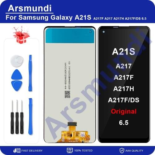 6.5" Original For Samsung Galaxy A21S Display A217F A217 LCD Touch Screen Digitizer Display For Galaxy A21S LCD A217F/DS A217H