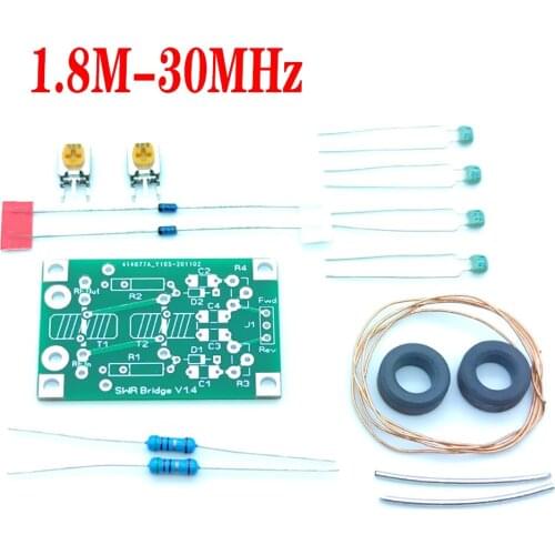 1.8M-30MHz/3.5-30MHz SWR_Bridge_1.4 Assembly Electronic components kit