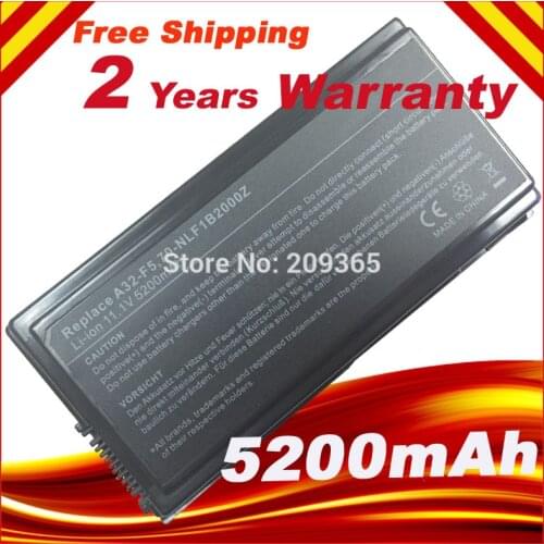 Battery for Asus F5RL F5Ri F5SL F5Sr F5V F5 X50GL X50RL X50V X59SL X59Sr A32-F5