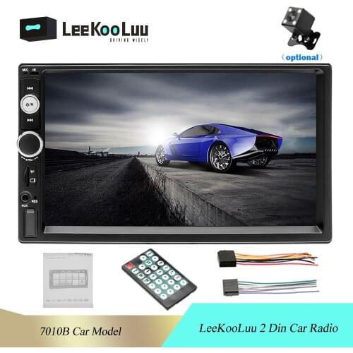LeeKooLu 2 din Car Autoradio Radio 7" Multimedia Player 2DIN Touch Screen Auto audio Car Stereo MP5 Bluetooth USB TF FM Camera