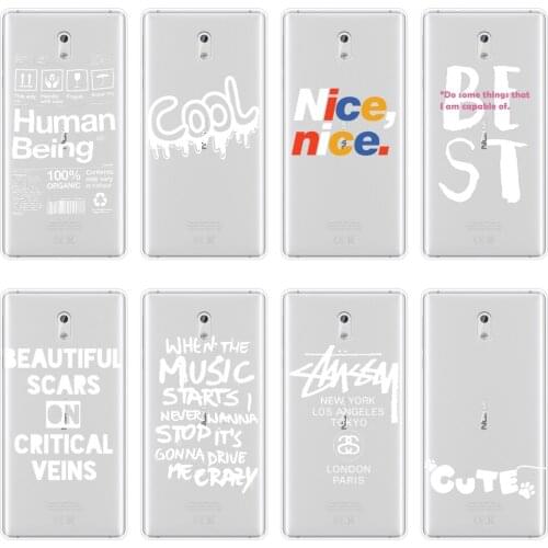 For Nokia 7 Plus X71 X6 Nokia6 Nokia5 Nokia3 Nokia2 Lite Phone Case Silicone Cool Quotes Back Cover For Nokia 1 Plus 2 3 5 6 8 9
