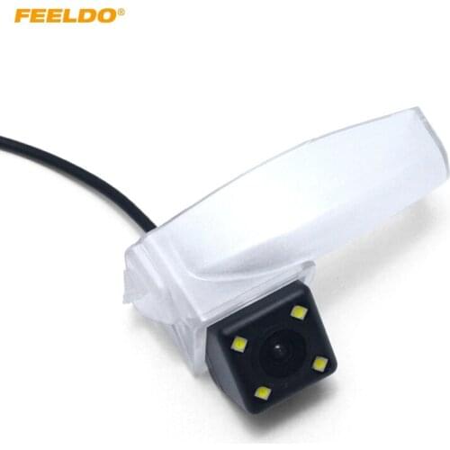FEELDO 1Set Special Reverse Rear View Car Camera with LED Light For Mazda2 Mazda3 Parking Backup Camera #AM1262