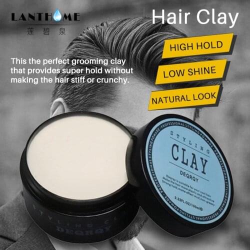Edge Control Gel Wax Clay Matte Finished Modeling Hair Gel for Men Women for Hair Styling Hair Pomade Strong Hold Low Shine