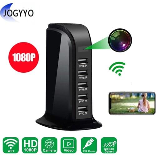 USB Charger ip Camera Mini WIFI Camcorder Charger Wireless Security Cam Smart Home Security Baby Monitor Support TF Card