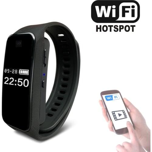 K11 New HD 720P Fitness Bracelet Wireless WIFI Hotspot Remote Monotoring Phone APP Voice Video Photo Recording Smart Wristband