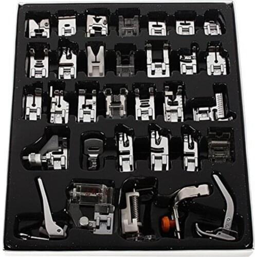 New Useful Sewing Machine Foot Feet Presser Kit Set For Brother Janome Singer 32PCS