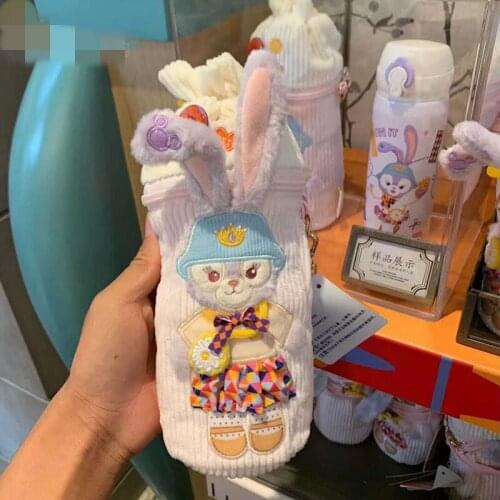 New style Shanghai Disney Autumn Star Dailu Stella Rabbit One-shoulder Messenger with Cup Holder Thermos Cup Gift AG2632