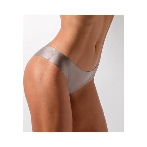 4Pcs G-strings Solid Color Simplicity Womens Thongs Comfortable Breathable Cotton Soft Underwear Youth Girls Wild Sexy T-back