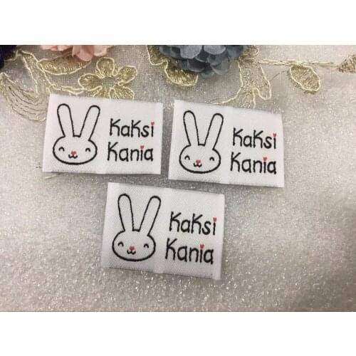 Free shipping Customized (1000pcs/lot) garment clothing tags /Woven Labels/ custom clothing labels/main labels