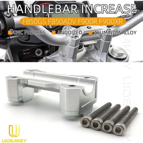 For BMW F850GS Adventure F900XR F900R Motorcycle Handlebar Riser Extend Handle Elevated Increase Bar Top Mount Clamp Adapter