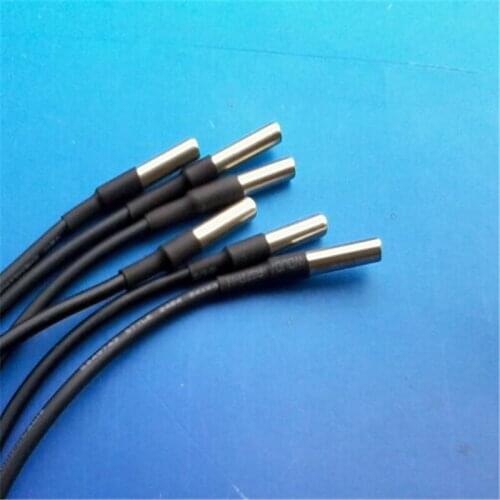 Industrial temperature sensor, stainless steel package, waterproof DS18B20 sensor