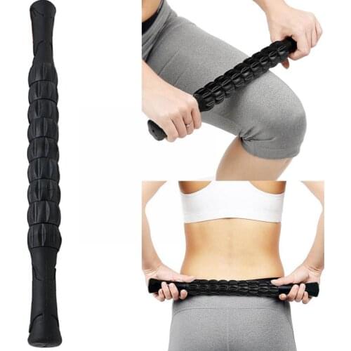 Yoga Roller Massage Stick Body Massage Shaft Sticks Muscle Therapy Relieve Physical Tool Portable Trigger For Fitness Rolle Q1F6