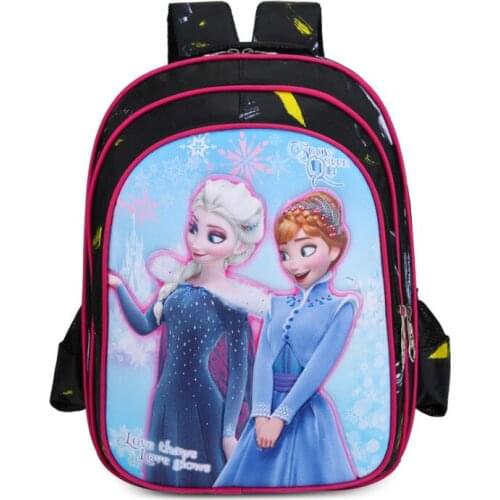 Disney cartoon bag Frozen Elsa schoolbag girls princess cute school bag sofia Kindergarten backpacks little Boys Girls Baby Bag