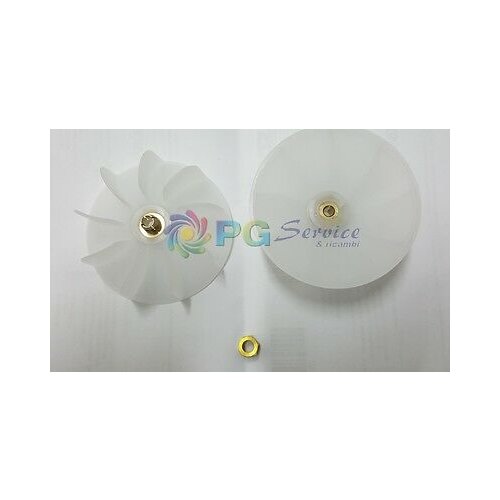 Universal fan hairdryer hair dryer 63,5mm X 24mm with nut regulator brass