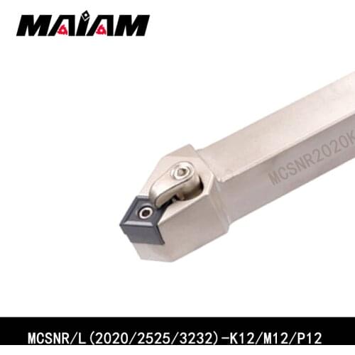 External turning tool rod MCSNR2020 MCSNL2020 MCSNR2525 MCSNL2525 MCSNR3232 MCSNL3232 MCSN MCSNR MCSNL K12 m12 p12 tool holder