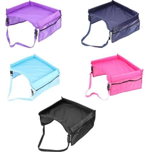 Waterproof Baby Table Car Seat Tray Storage Kids Toys Infant Stroller Holder Storage Kids Toy Baby Stroller Holder Food Desk Hot