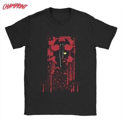 Japan Anime Debiruman Devilman Crybaby T-Shirts for Men Casual Pure Cotton Tee Shirt Short Sleeve T Shirt Printed Clothing