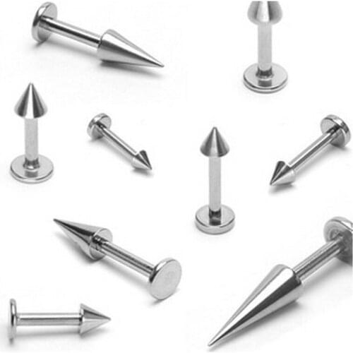 Woman Lips Piercing Trend Punk Ring Stainless Steel Personality Mouth Accessories Goth Women Sexy Body Lip Studs Jewelry